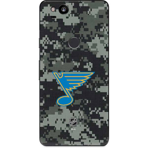 NHL St. Louis Blues Camo Google Pixel 2 Skin